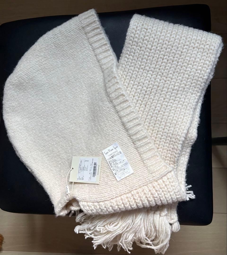 フリンジフーディーマフラー