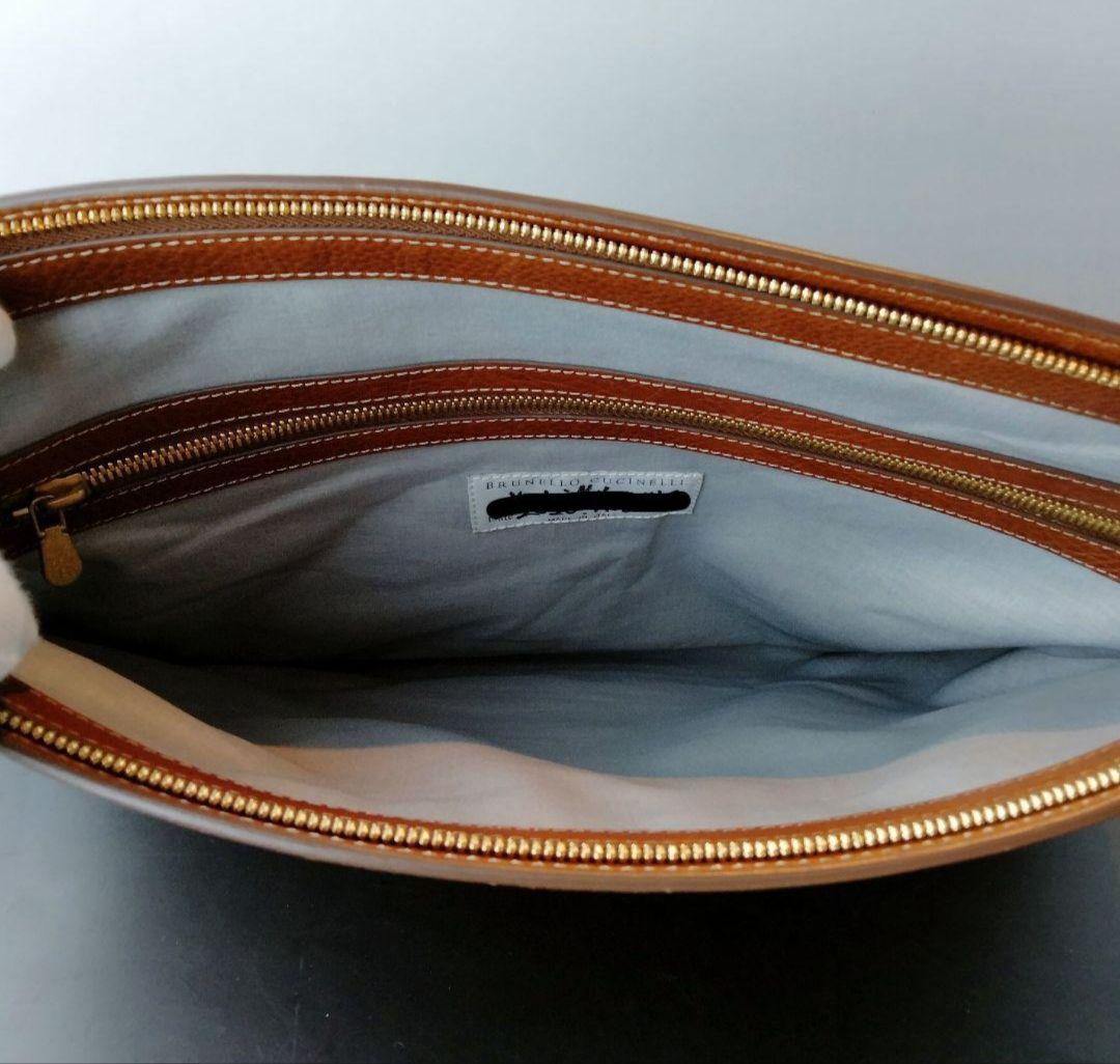 ブルネロクチネリ【美品】クラッチバッグ　極上レザー