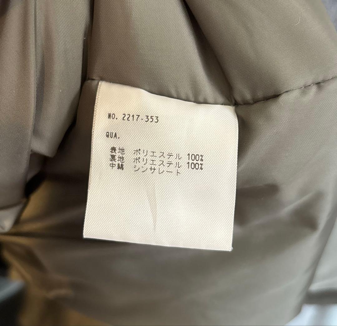 17aw リフレクター中綿ブルゾン