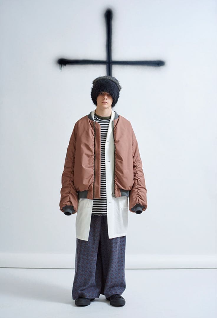 17aw リフレクター中綿ブルゾン