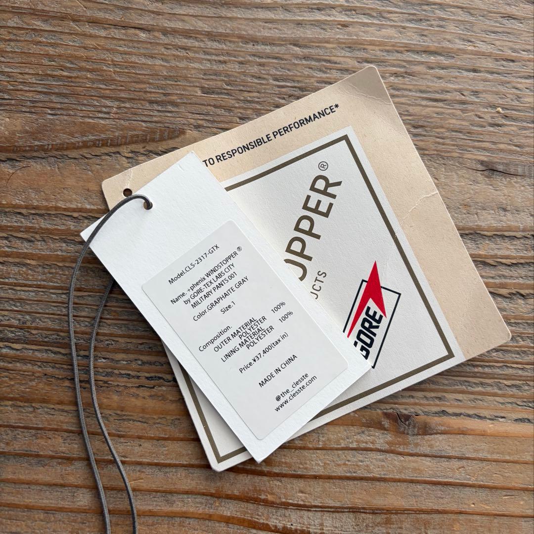 パンツ CLESSTE +PHENIX City MILITARY PANTS GTX