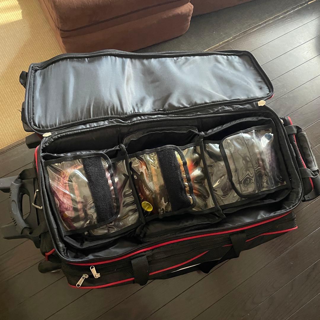 4個入り用ボウリングバッグ +ボール4個セット