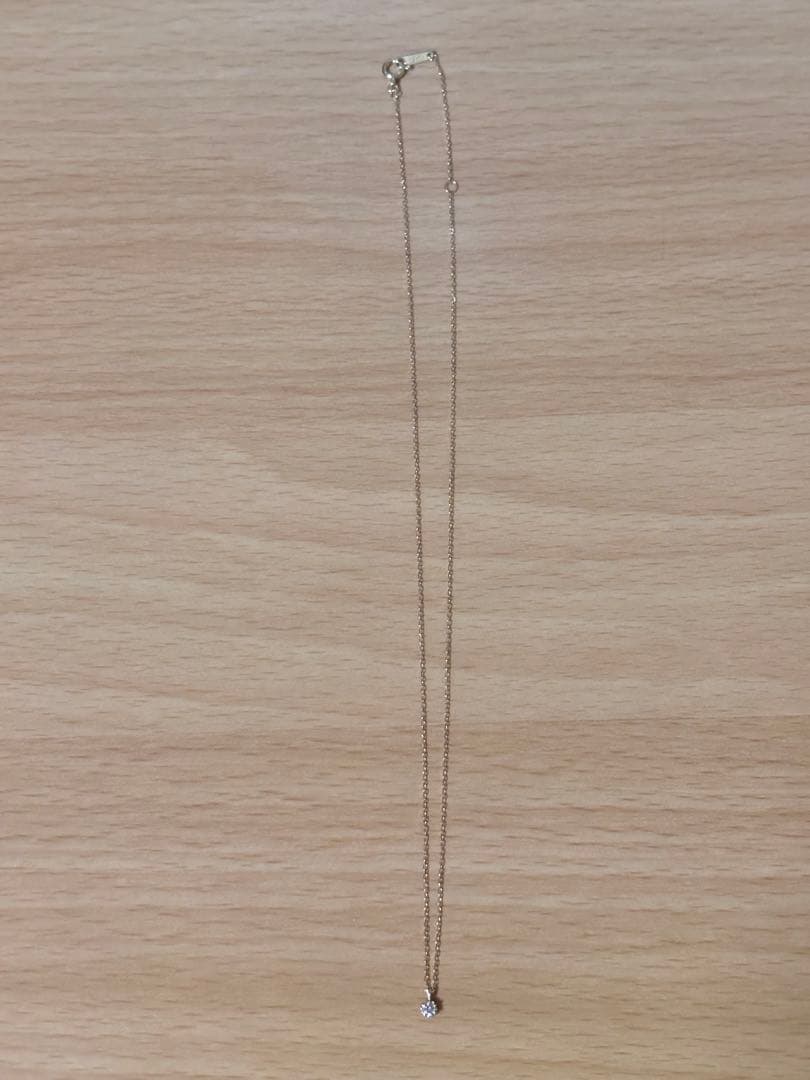 agate アガット　K18ダイヤモンドネックレス（0.05ct）