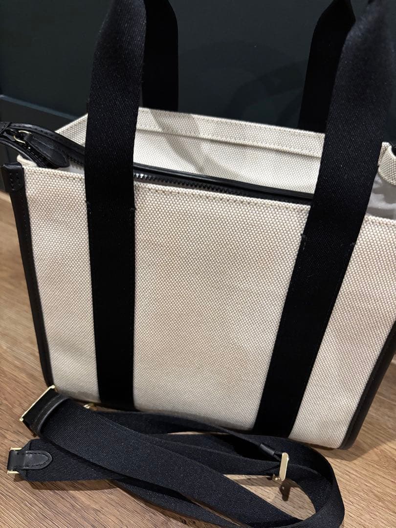 ケイトスペード kate spade キャンバス スモールトート ベージュ