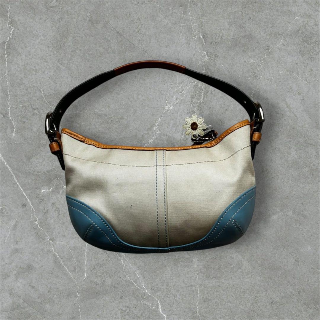 バッグ COACH Y2K multicolor flower shoulder bag