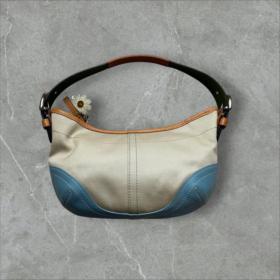 バッグ COACH Y2K multicolor flower shoulder bag