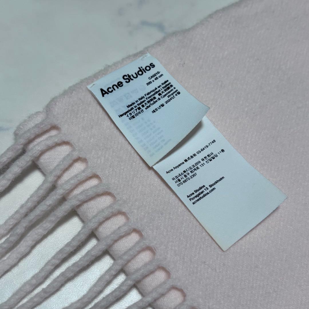 小物 Acne Studios Wool Scarf WarmWhite CA0210