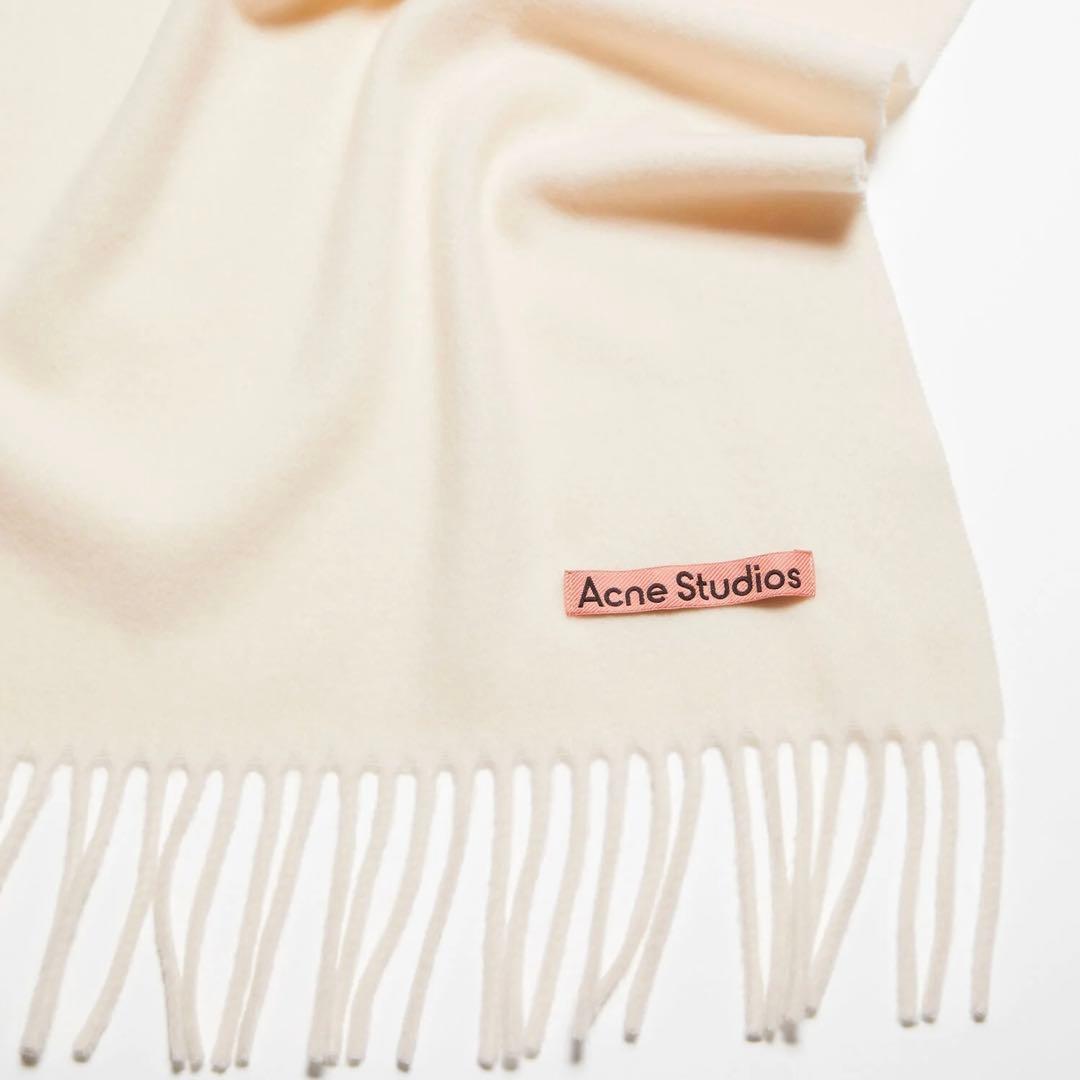 小物 Acne Studios Wool Scarf WarmWhite CA0210