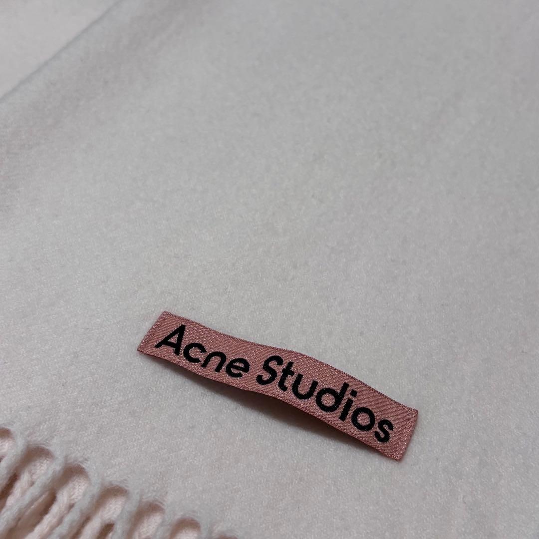 小物 Acne Studios Wool Scarf WarmWhite CA0210