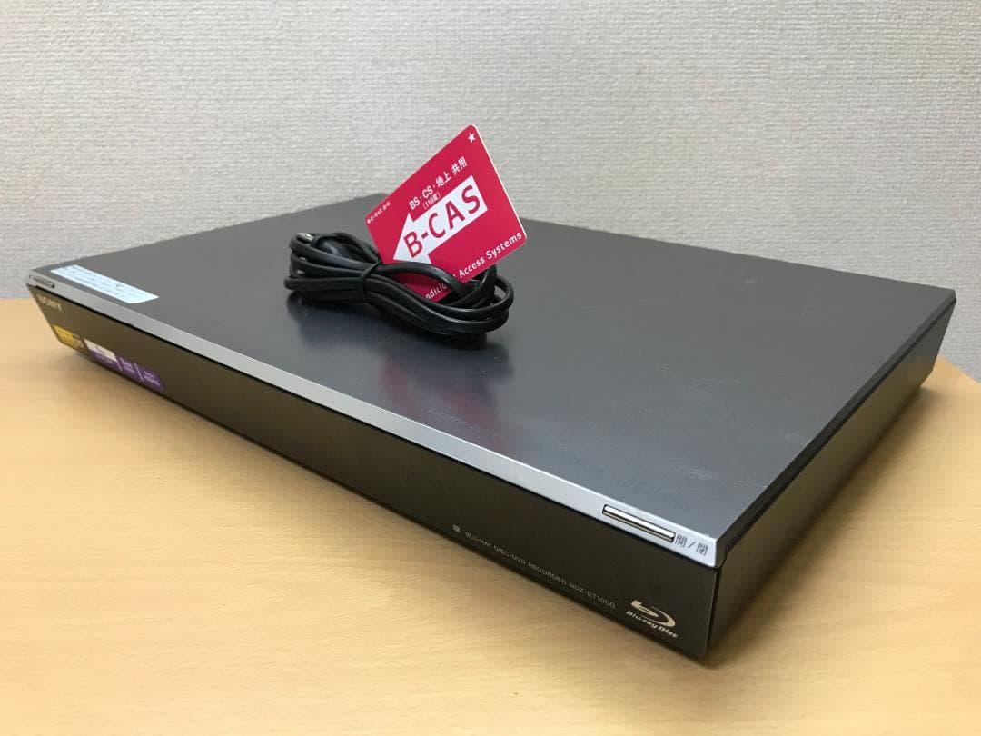 ソニー ブルーレイレコーダー 「BDZ-ET1000」 動作品
