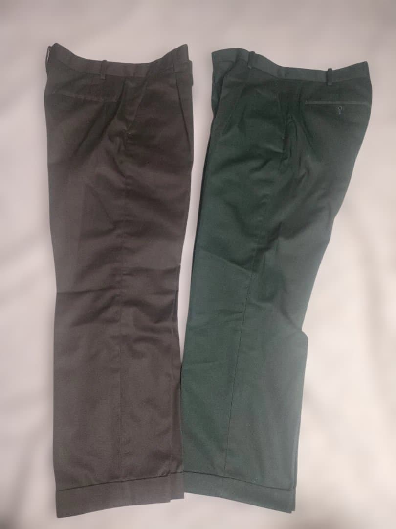 ホン.D.ケフィ　WACKO MARIA スラックス　オリーブ カーキ