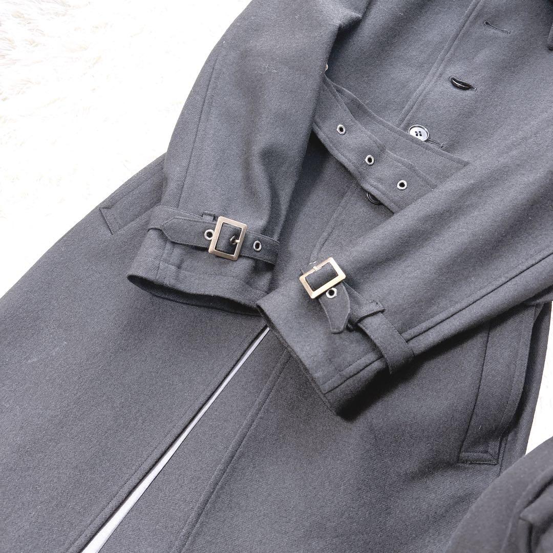 【美品】トレンチコート　ベルト　襟　lalu Merph ラルー　メルフ