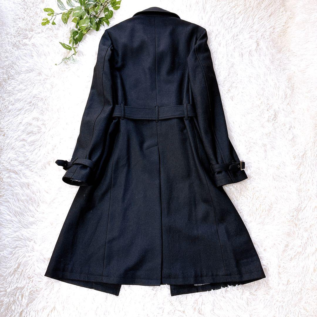 【美品】トレンチコート　ベルト　襟　lalu Merph ラルー　メルフ