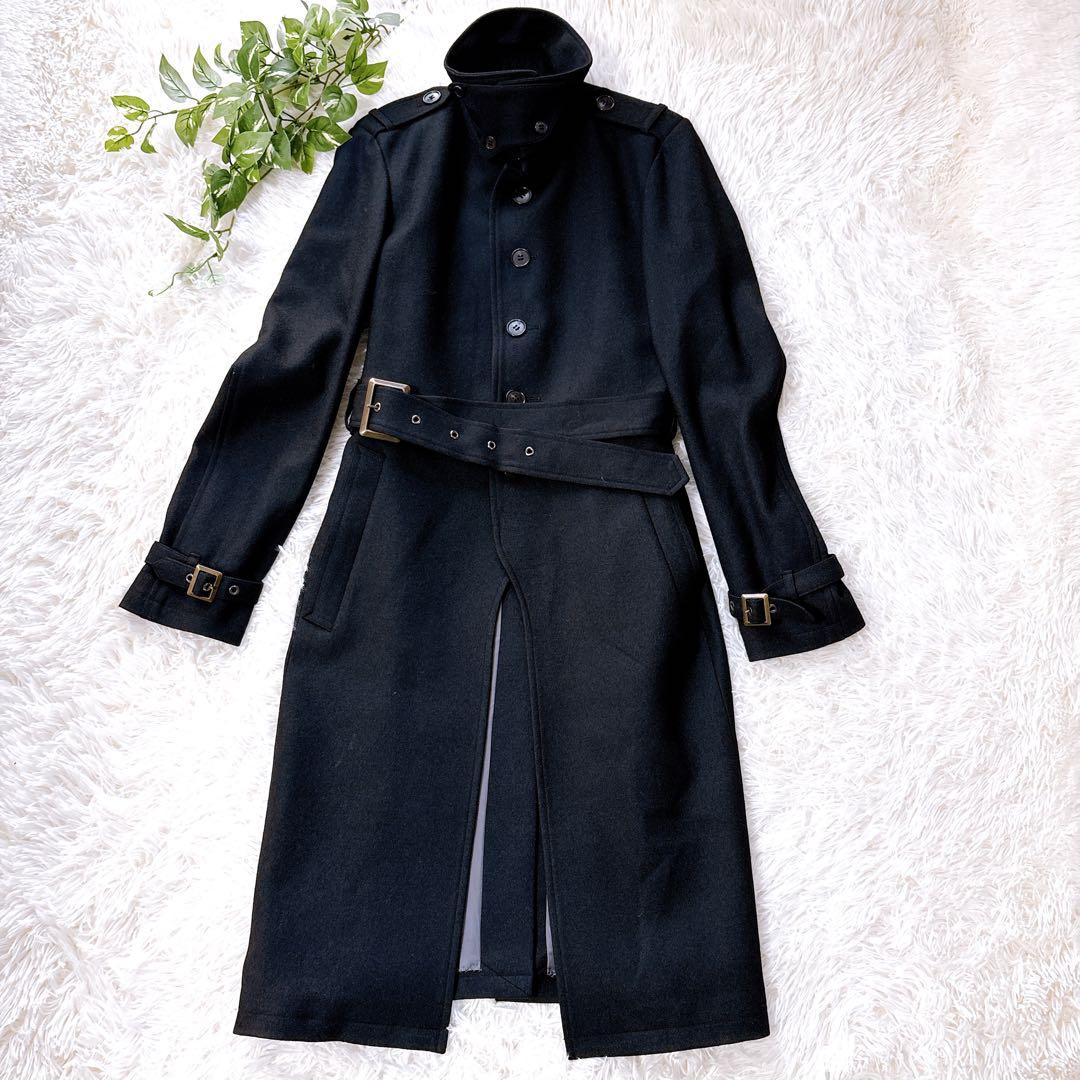 【美品】トレンチコート　ベルト　襟　lalu Merph ラルー　メルフ