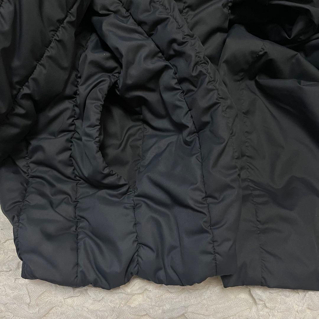 M【FILA フィラ】中綿 セットアップ 上下セット 黒 キルティング ジャージ