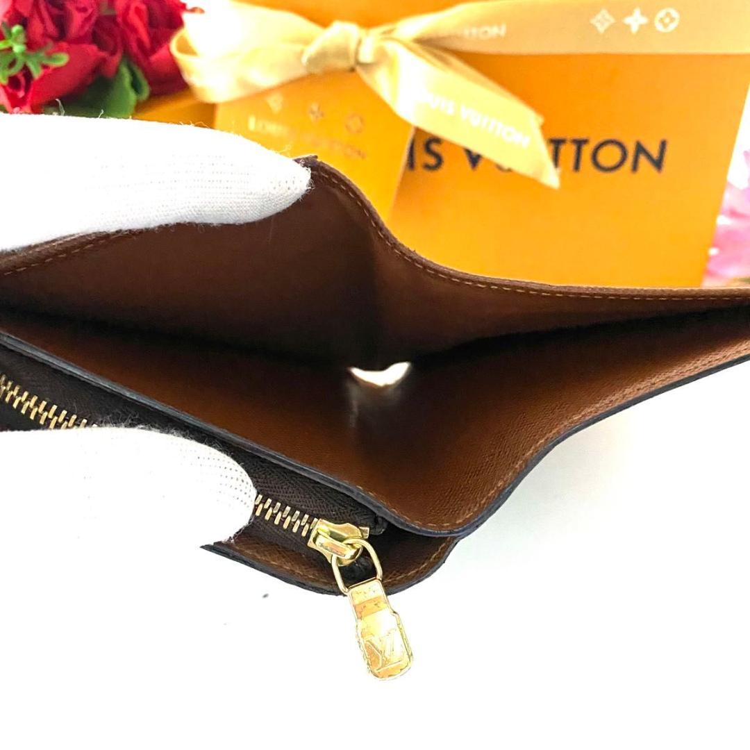 ルイ ヴィトン◎ポルトパピエジップ モノグラム ラウンドファスナー 二つ折り財布