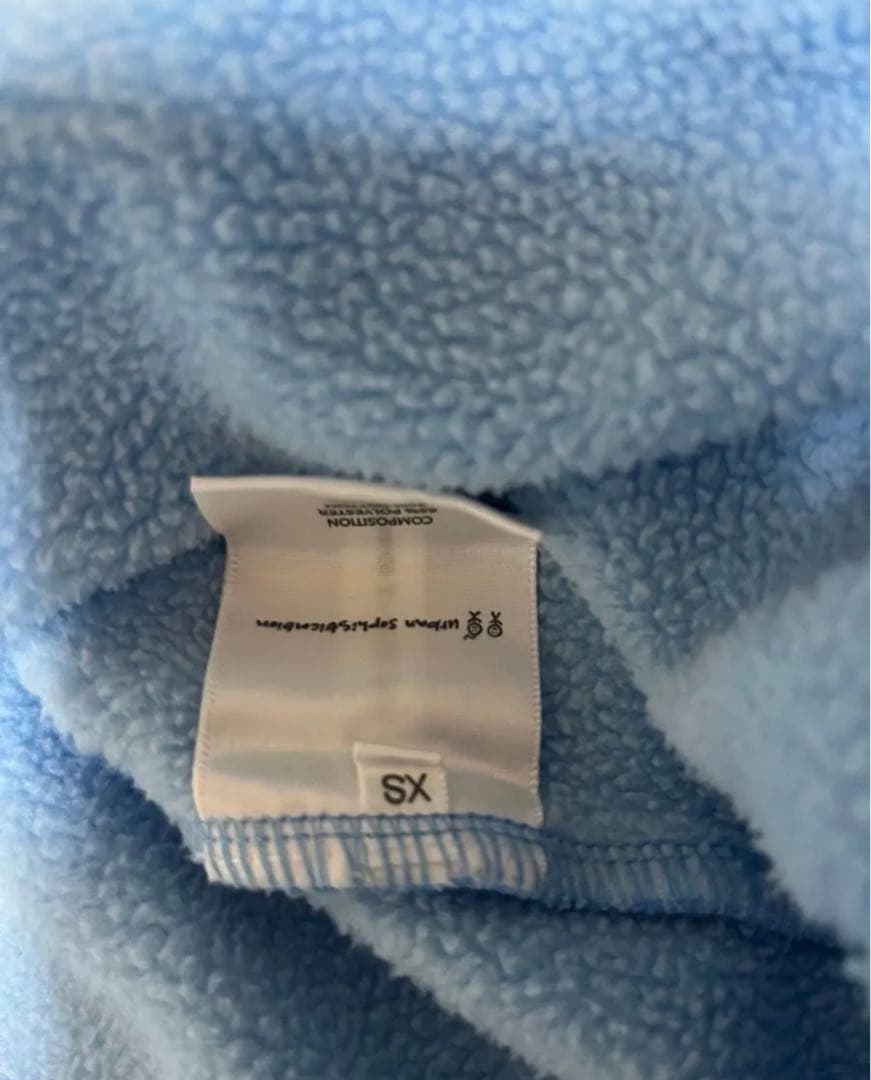 urbansophistication ライトブルー ジップアップパーカー