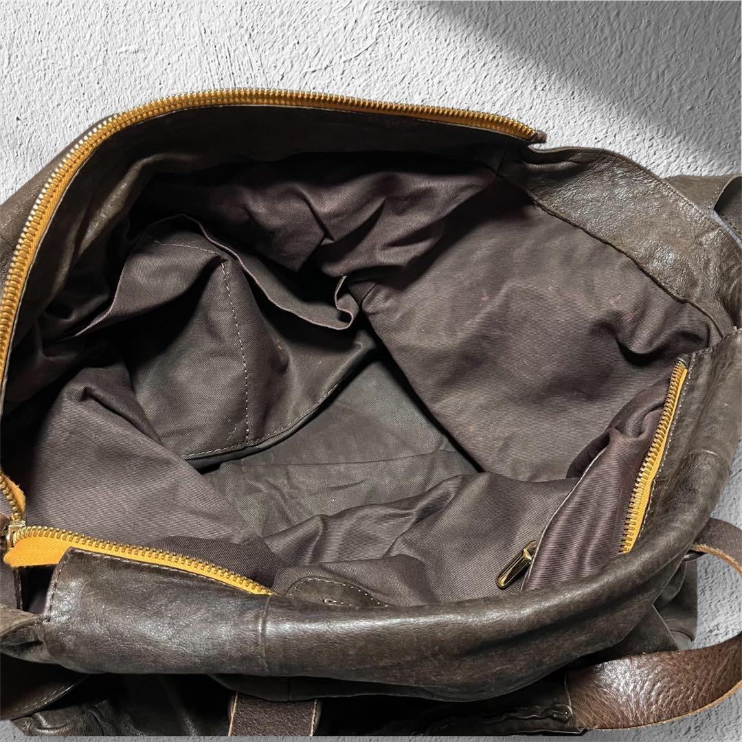 DIESEL BLACK GOLD ディーゼル ブラックゴールド レザー バッグ