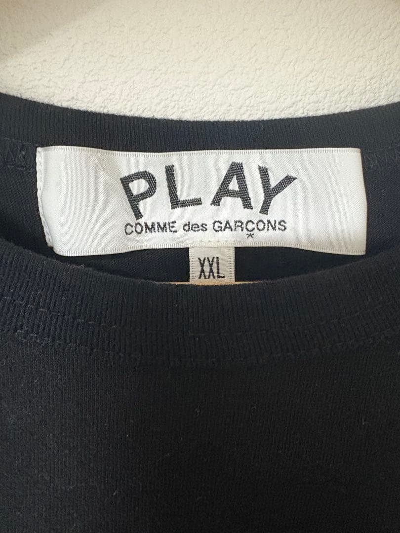PLAY COMME des GARÇONS 長袖 メンズXXL 黒ロンT