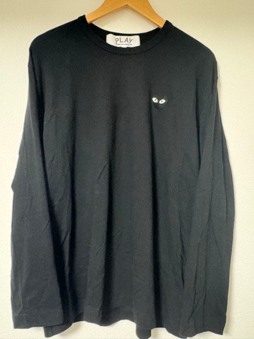 PLAY COMME des GARÇONS 長袖 メンズXXL 黒ロンT