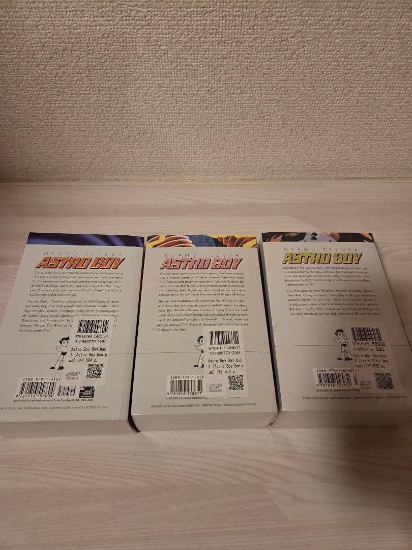 洋書 Astro Boy Osamu Tezuka omnibus 1,2,3 Set