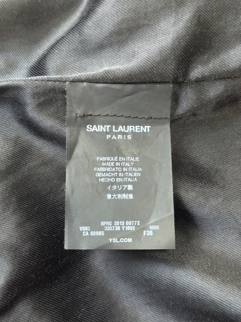 サンローラン　テディボンバージャケット　36