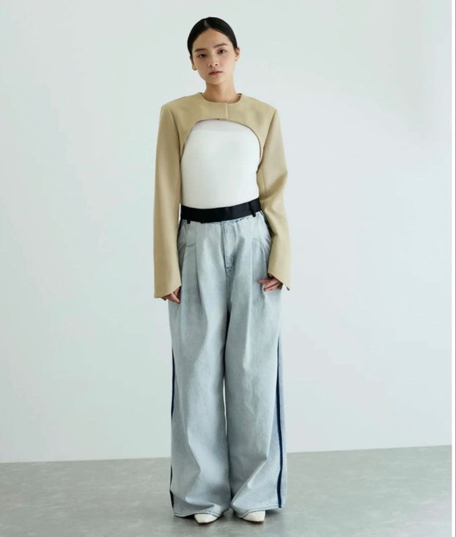 【新品未使用】ADAM ET ROPE' アダム エ ロペ　ボレロ　ジャケット