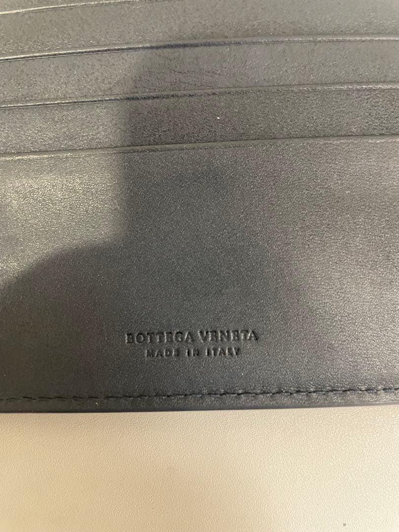 BOTTEGA VENETA 財布　二つ折り財布 ネイビー