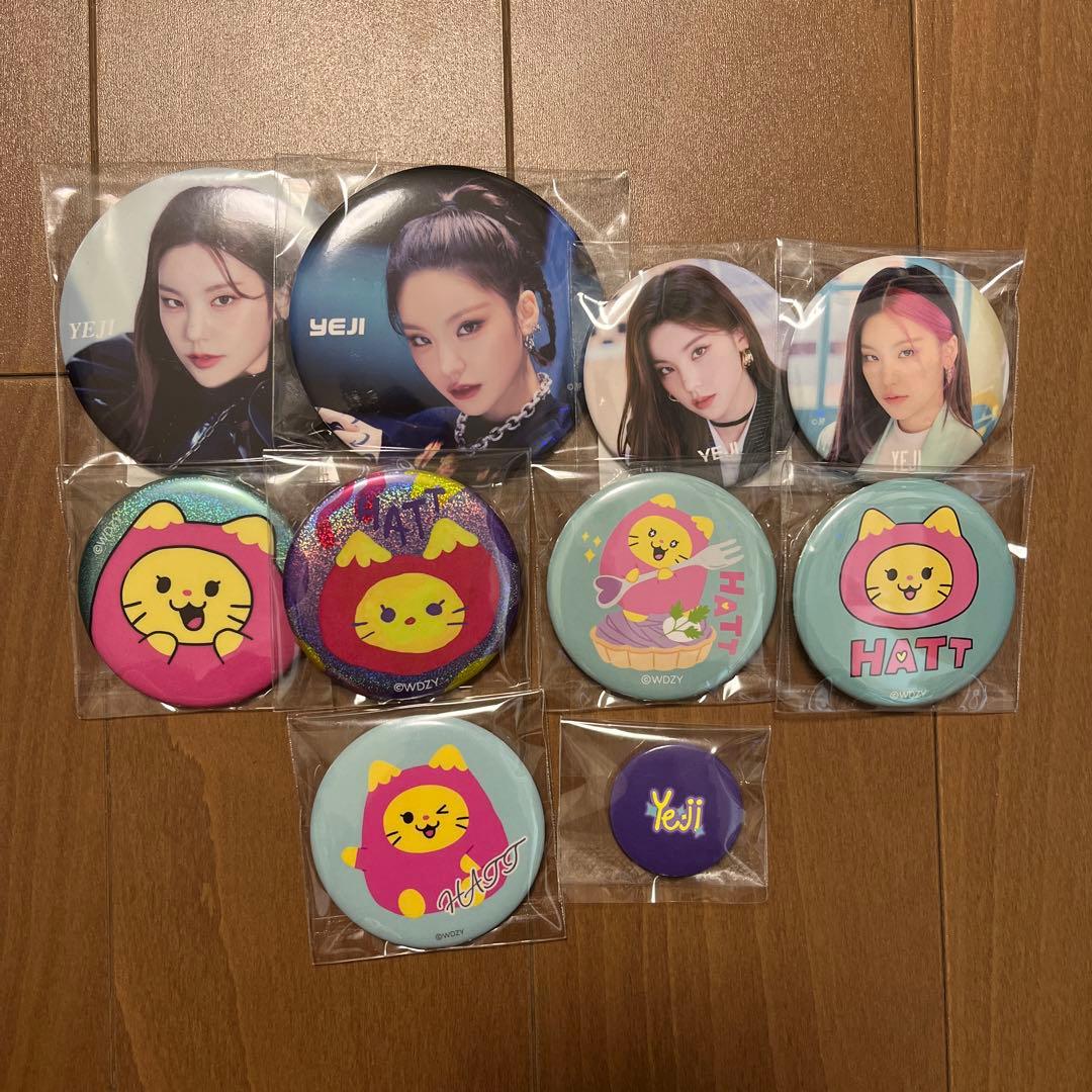 イェジ　缶バッジ　itzy wdzy カフェ