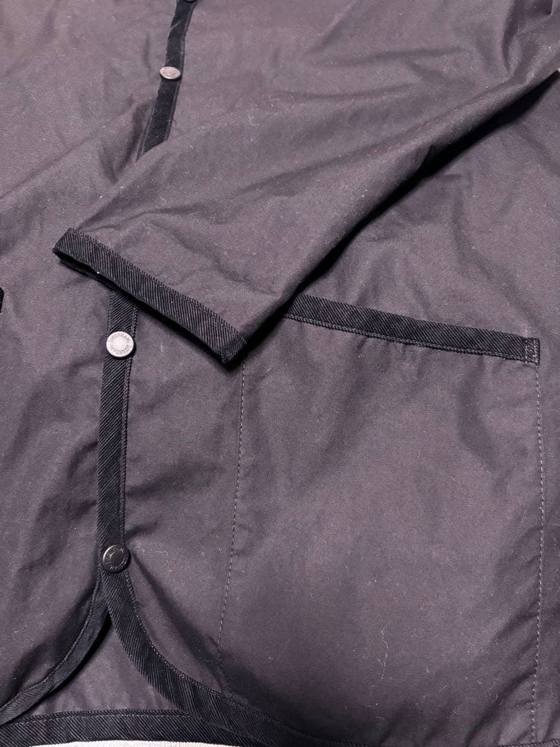 別注　ラベンハム TEMPLEMOYLE ノーカラー ジャケット ブラック