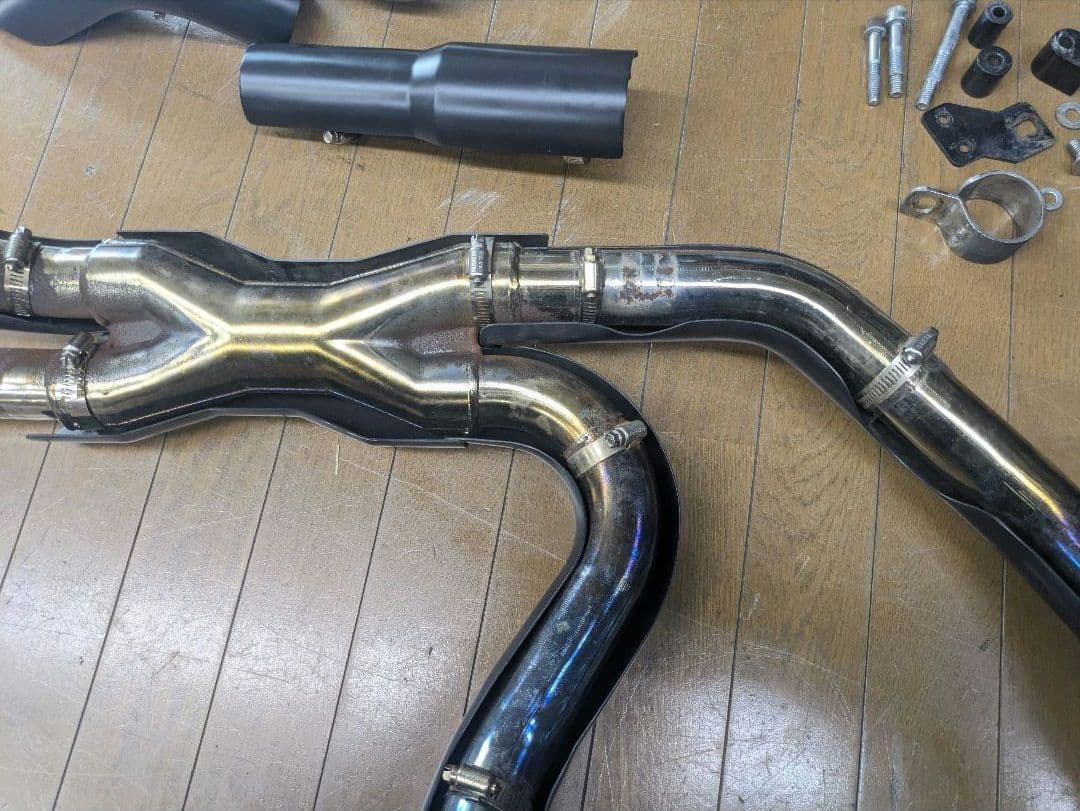 バンス＆ハインズ 　パワーデュアル エキパイ（触媒なし） M8　46871