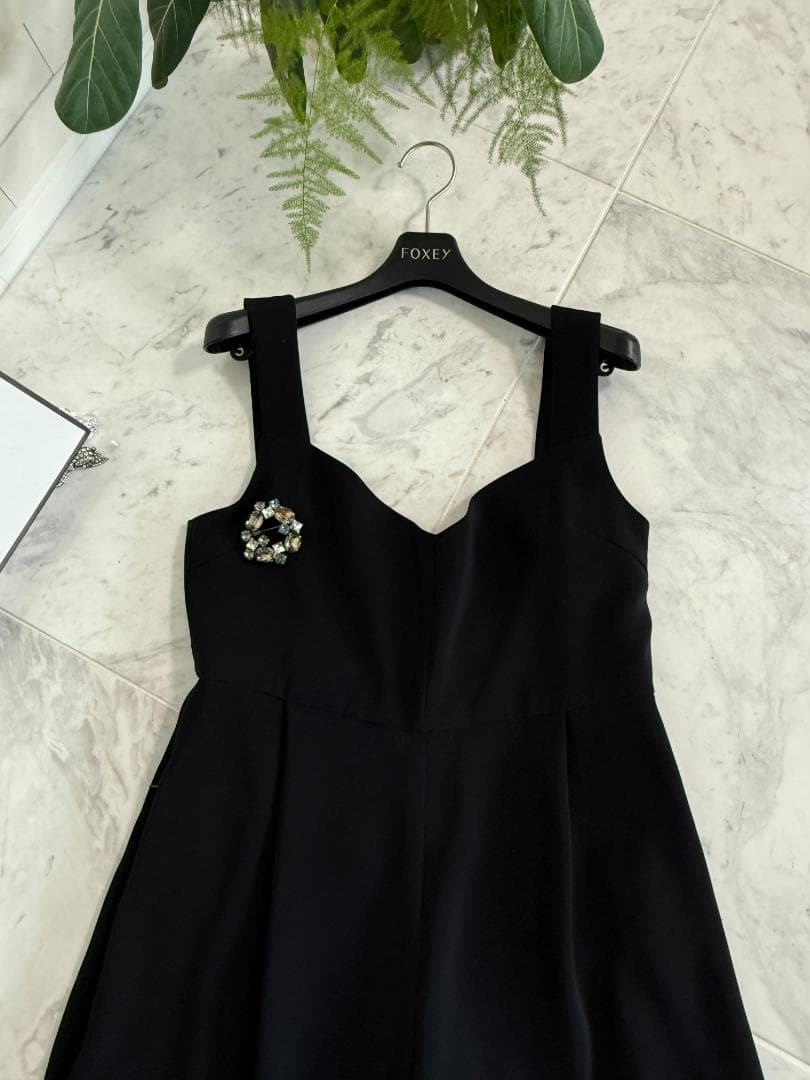 美品★DAISY LIN/デイジーリンフォクシードレスパンツ オールインワン40