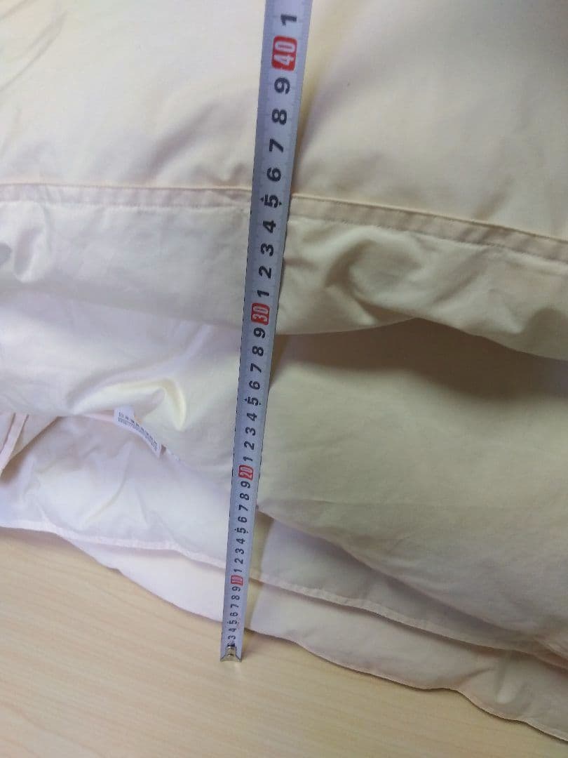 ホワイトマザーグースダウン95% セミダブルサイズ　羽毛掛け布団【美品】