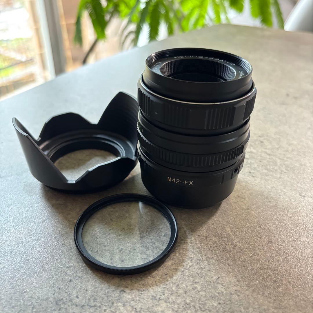 Helios 44M-4 58mm F2 ロシアレンズ 富士フイルム