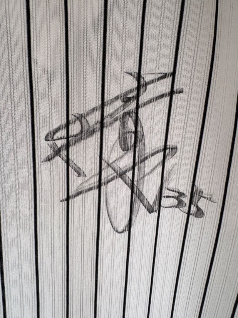 サイン入りユニフォーム寺地隆成 （確か）田中晴也• 中森俊介