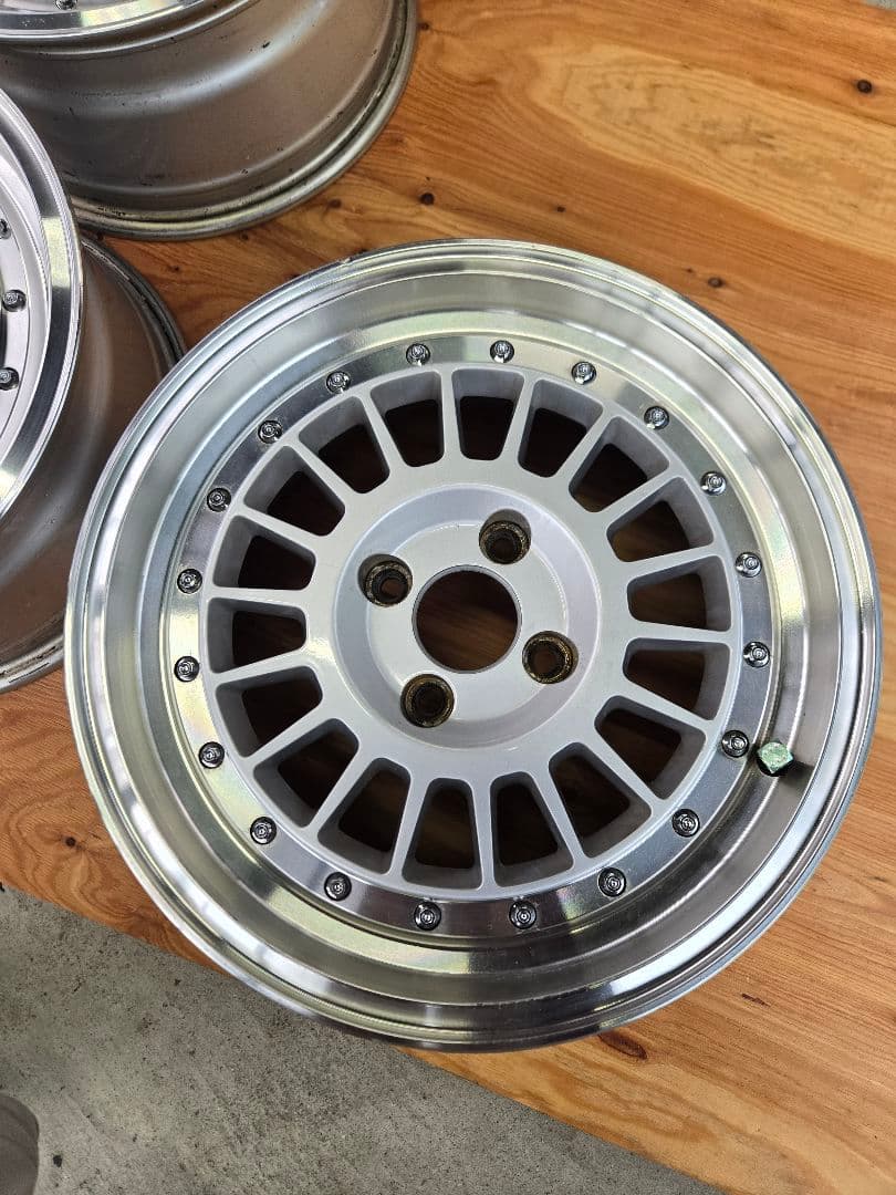 ステルスレーシング　15インチ 7J ホイール4本セット