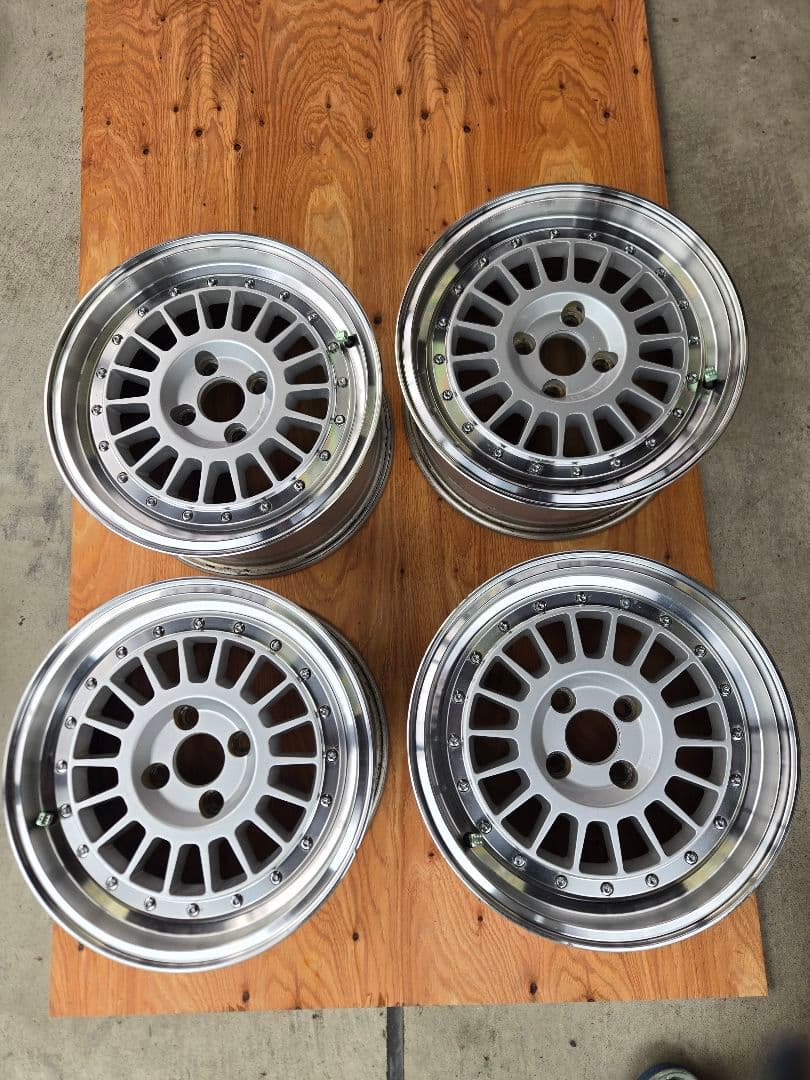 ステルスレーシング　15インチ 7J ホイール4本セット