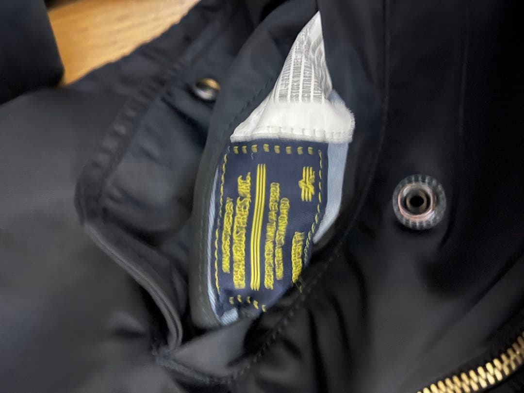 90sアルファma1フライトジャケット　ブラック