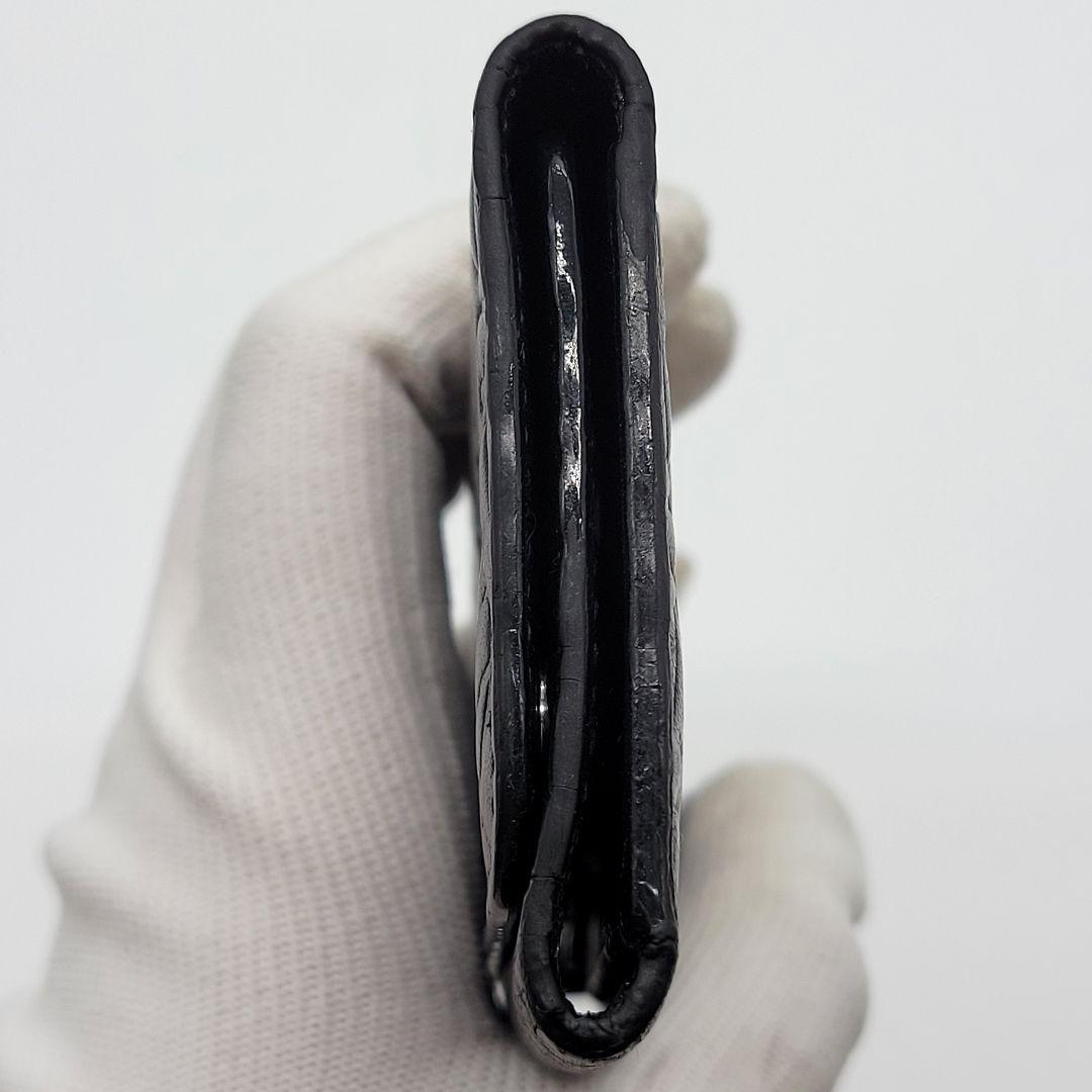 美品✨️ LOEWE 6連 キーケース リピートアナグラム ブラック シルバー