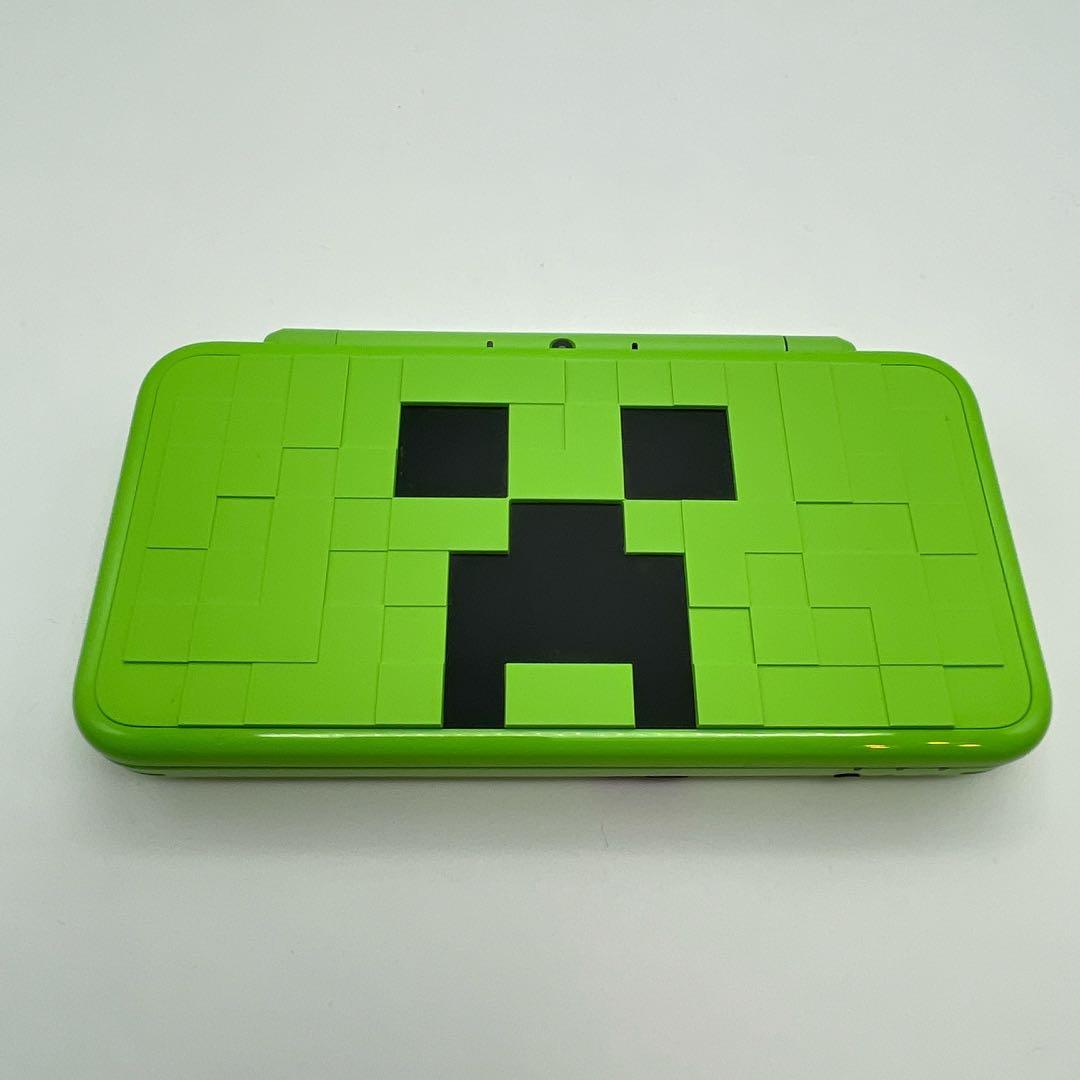 Newニンテンドー2DSLL マインクラフト クリーパーエディション 美品 本体