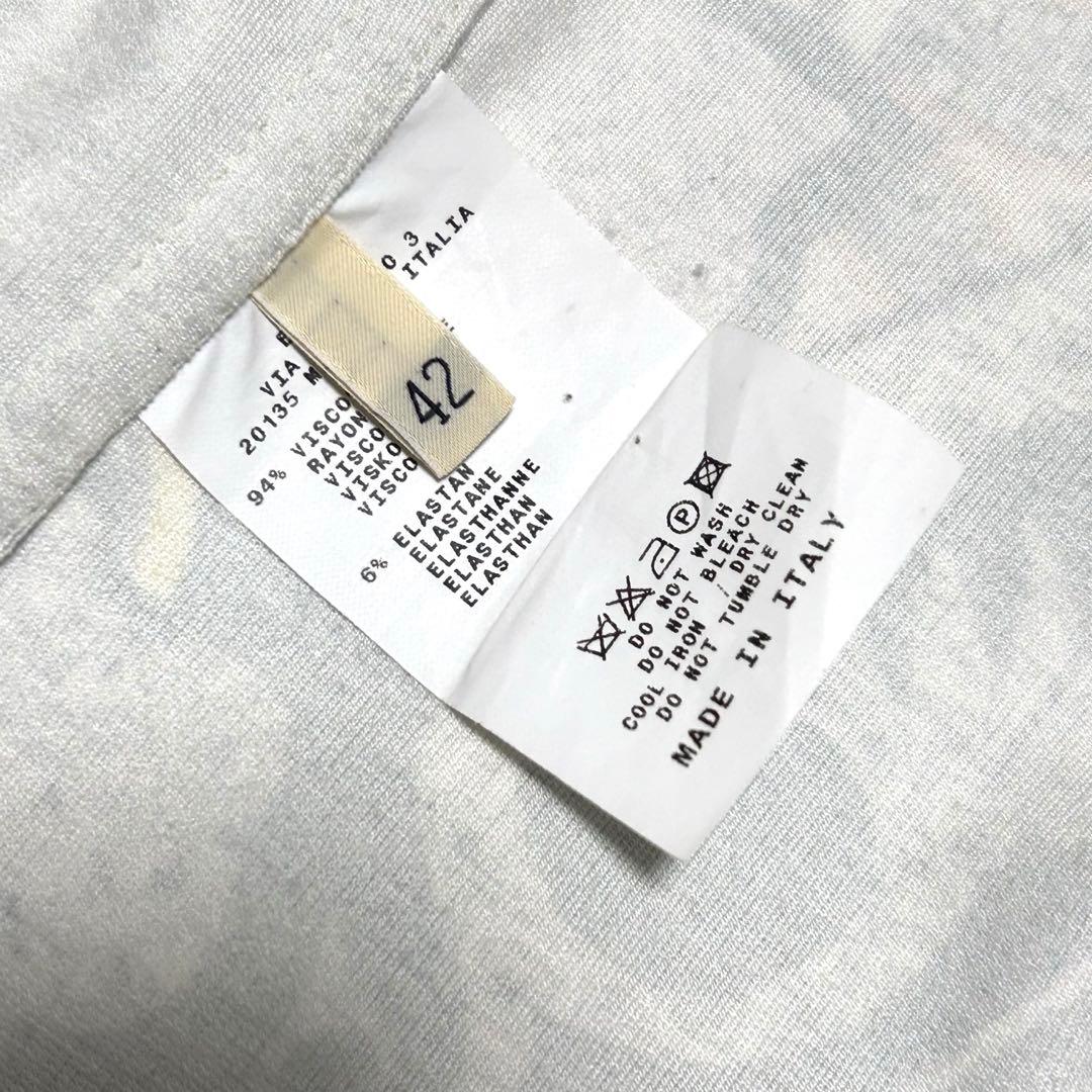 良品　エトロ　テーラードジャケット　42 マルチカラー　ストレッチ　総柄