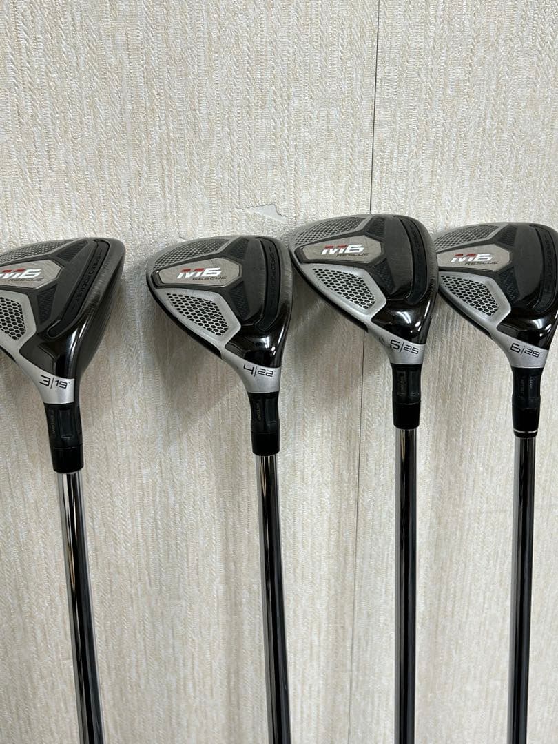 テーラーメイド M6 レスキュー 3-6番 4本セット NS PRO MODUS