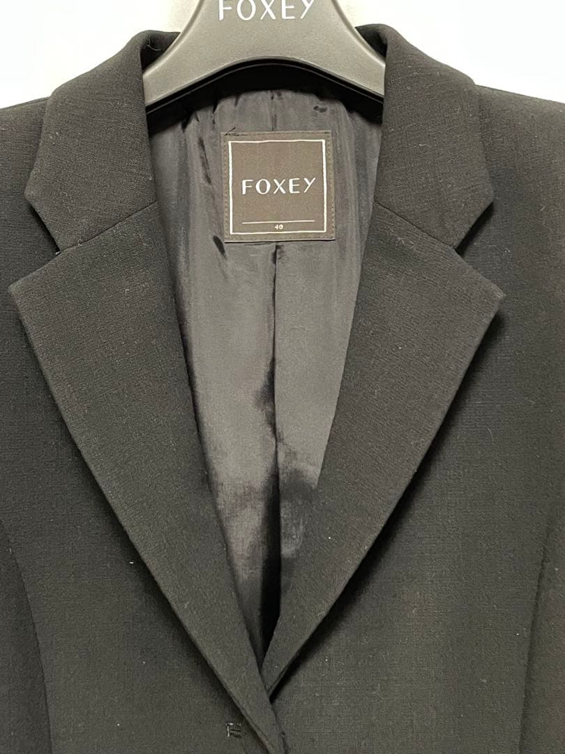 専用　　　FOXEY テーラードジャケット ブラック 40