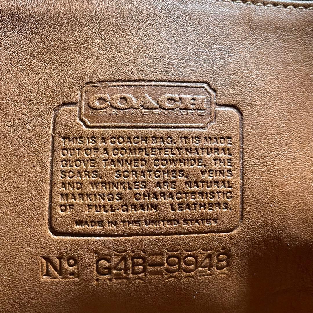 オールドコーチ 9948 USA製 ターンロック ノッキンガム ショルダーバッグ