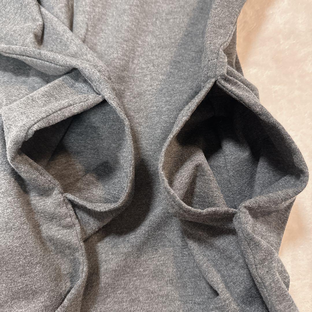 ETRE TOKYO エトレトウキョウ Vネックリラクシーオールインワン グレー