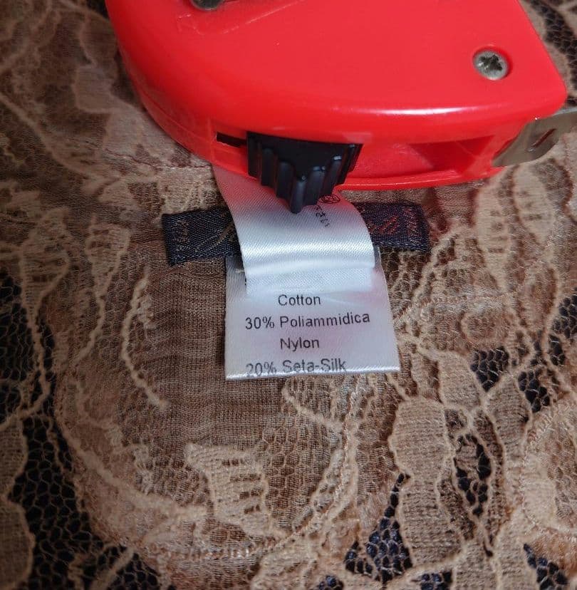 ファリエロ サルティ　Faliero Sarti　ストール　レース　コットン