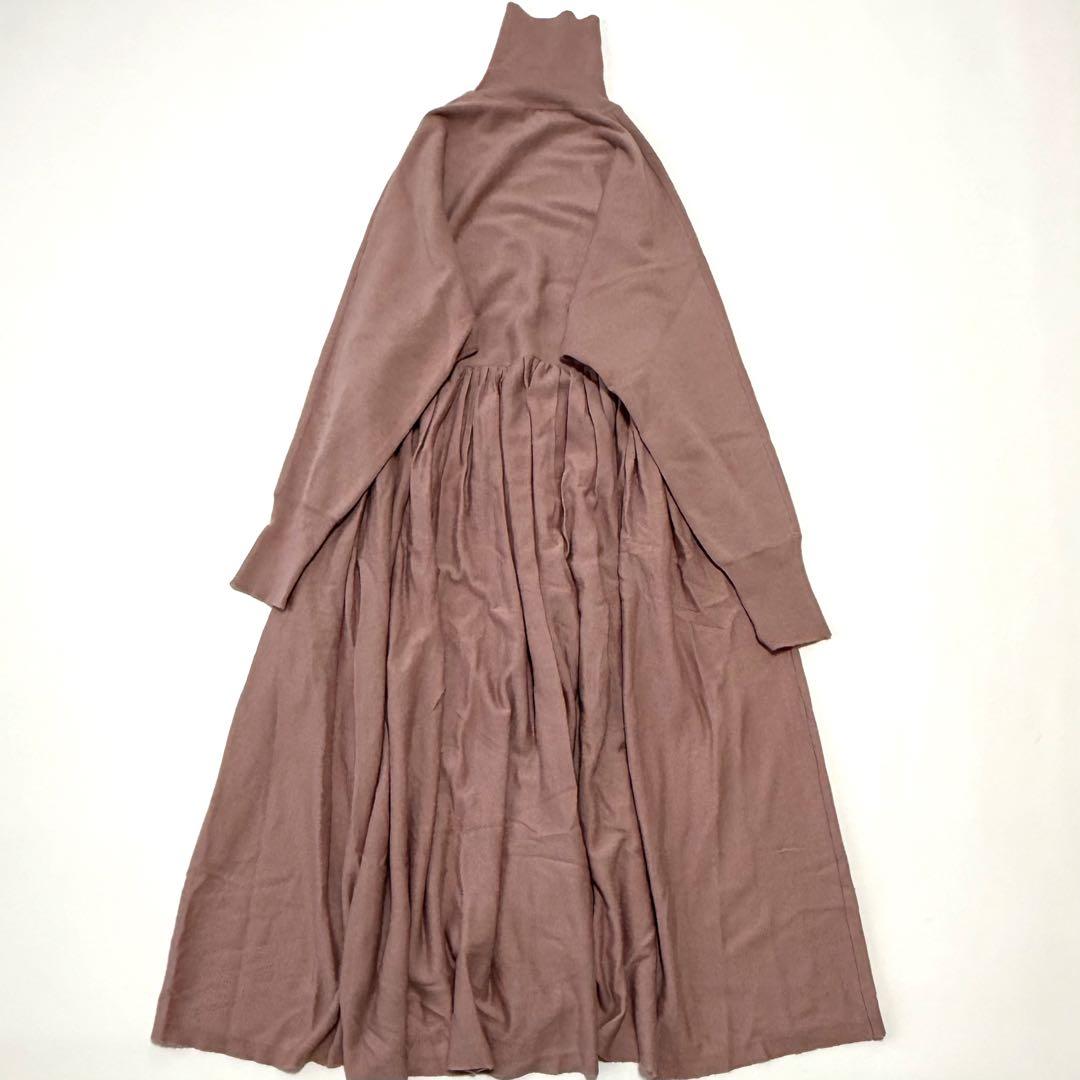 定番人気✨ カレンソロジー　ウールハイネックギャザーワンピース