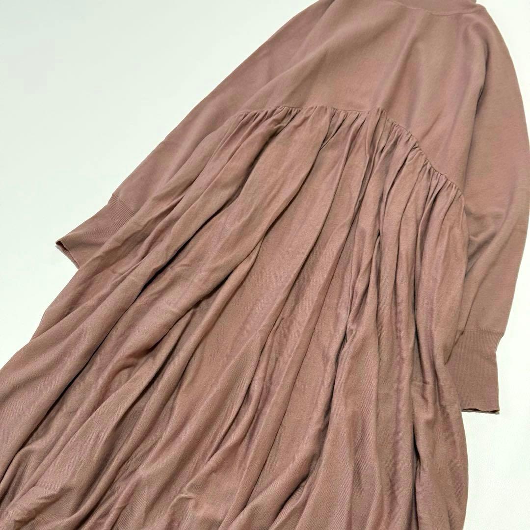 定番人気✨ カレンソロジー　ウールハイネックギャザーワンピース