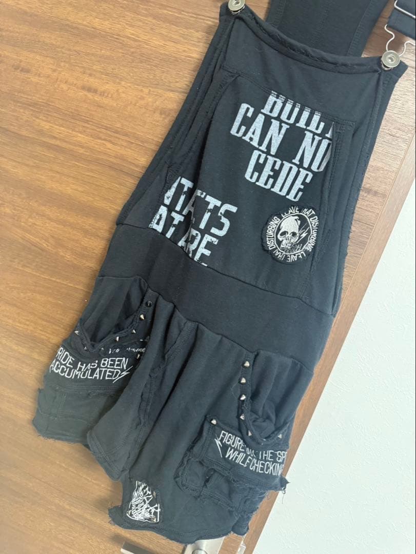 GHOST OF HARLEM スカル　サロペット　グランジ スタッズ y2k