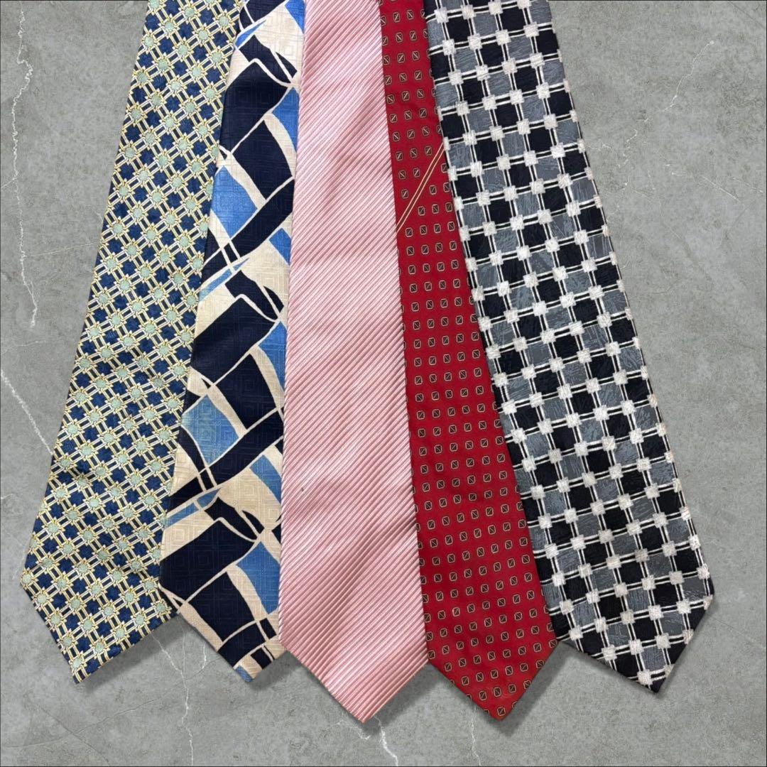 ハイブランドネクタイ 50本セット 全てシルク エルメス バーバリー まとめ売り
